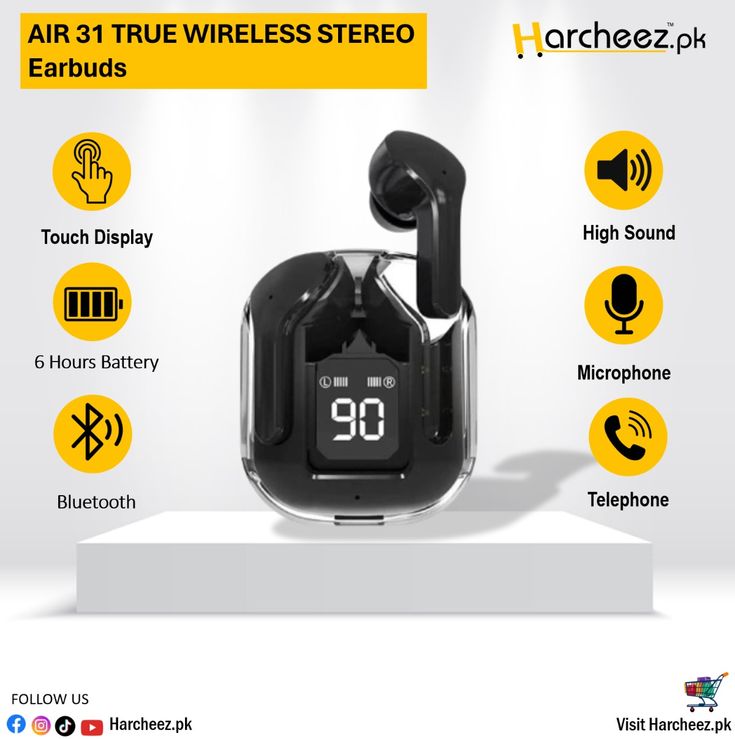 "Air 31: True Wireless Earbuds for Exceptional Sound"